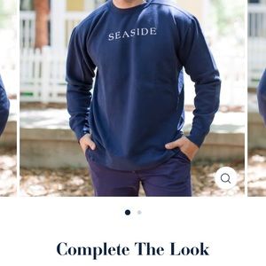 Navy seaside sweater